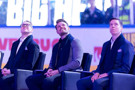 De tidigare Växjöspelarna Tuomas Kiiskinen, Alexander