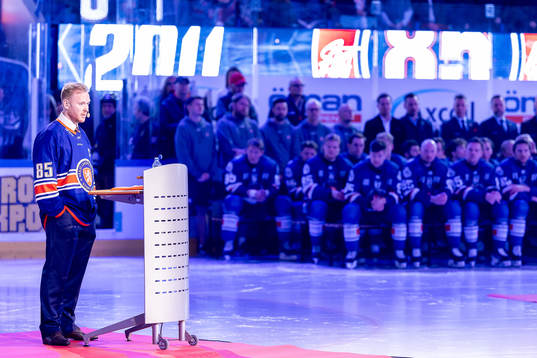 Den tidigare Växjöspelaren Liam Reddox hyllas före