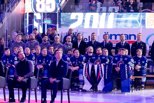 Växjös spelare när