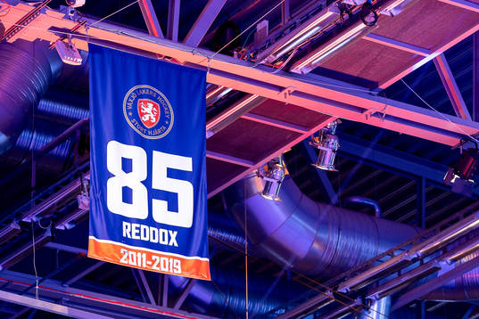 Den tidigare Växjöspelaren Liam Reddox hyllas före