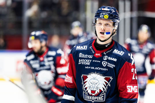 Linköpings Filip Bystedt jublar