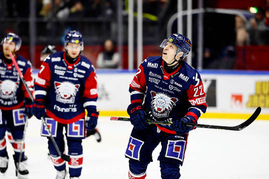 Linköpings Vilmos Gallo jublar