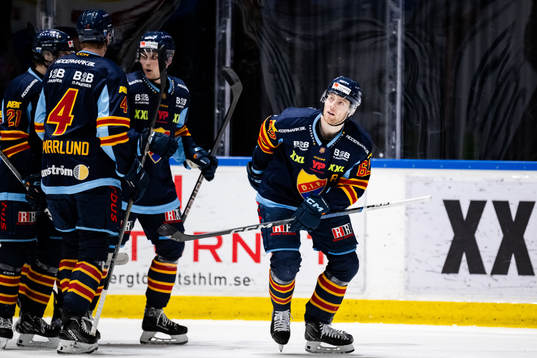 Djurgårdens Wiktor Nilsson jublar