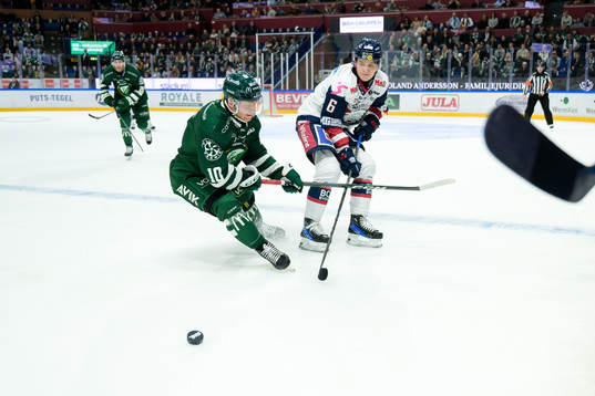 Färjestads Marcus Nilsson och Linköpings Mattias Hävelid