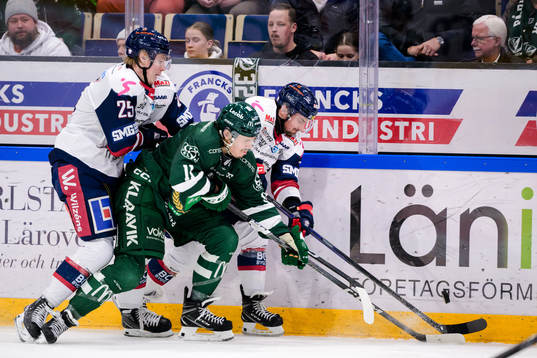 Linköpings Filip Bystedt och Broc Little