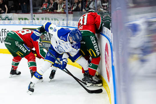 Frölundas Carl Klingberg och Nicklas Lasu
