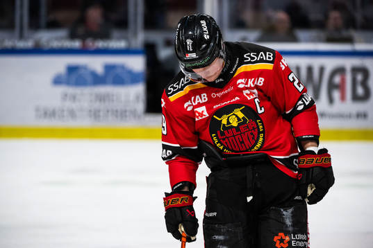 Luleås Erik Gustafsson deppar