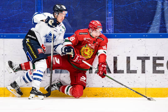 Karlskogas Filip Sveningsson och Moras Noah Steen