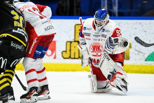 Västerviks målvakt Edvin Olofsson