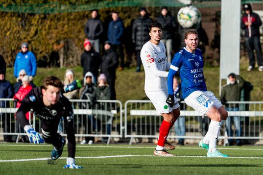 Helsingborgs Amar Muhsin och Trelleborgs Charlie Weberg