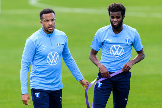 Martin Olsson och Mubaarak Nuh
