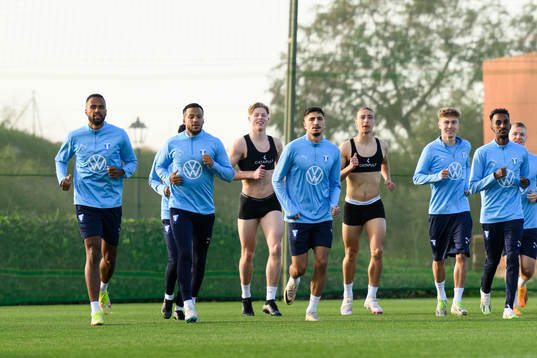 Malmö FFs Nils Zätterström och Elison Makolli