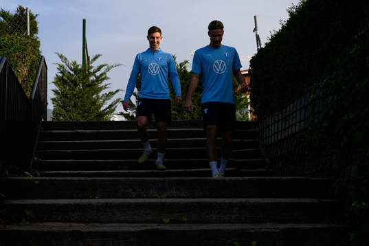 Malmö FFs Lasse Berg Johnsen och Erik Botheim