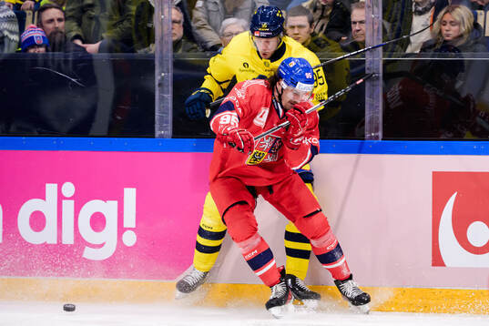 Jacob de la Rose of Sweden and Daniel Vozenilek of Czech