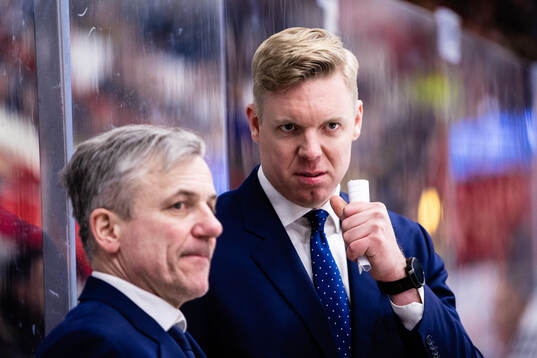 AIKs assisterande tränare Fredrik Stillman och tränare