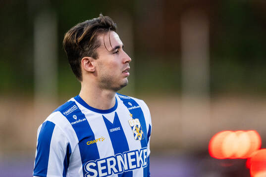 Anders Trondsen of IFK Göteborg ahead of the Atlantic Cup football match between Brøndby and IFK Göteborg on February 9, 2024 in Portimao. 