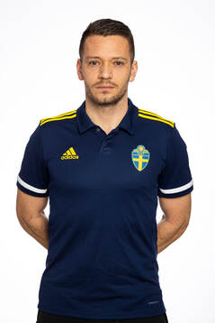 Domare Jovan Krsmanovic poserar för ett porträtt den 9 februari 2024 i Stockholm. 