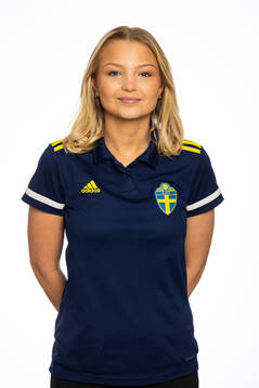 Domare Amanda Karman poserar för ett porträtt den 9 februari 2024 i Stockholm. 