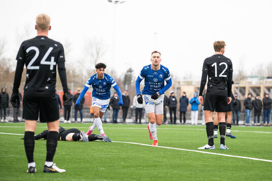 Trelleborgs Filip Bohman jublar