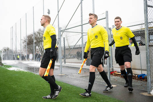 Domare Rasmus Eriksson, Simon Anderjon och Andreas Löfkvist