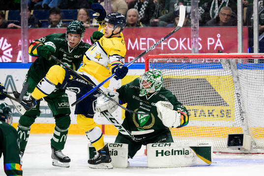 Färjestads Oscar Lawner, Färjestads målvakt Maxime