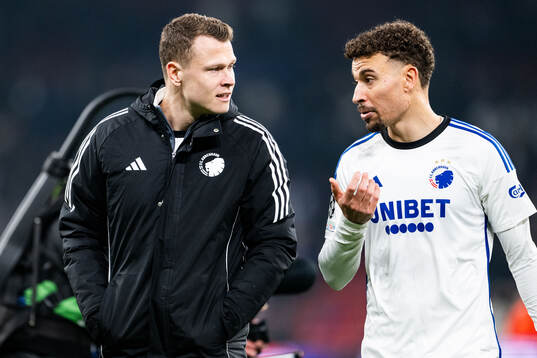 Viktor Claesson and Jordan Larsson of FC Copenhagen