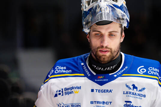 Leksands målvakt Mantas Armalis