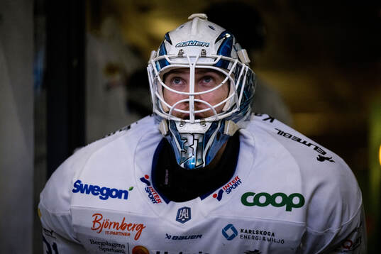 Karlskogas målvakt Marcus Hellgren Smed