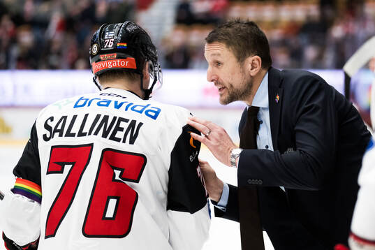 Malmö Redhawks tränare Tomas Kollar och Tomi Sallinen