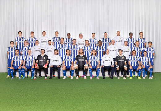  Kolbeinn Thordarson, Andreas Pyndt, fystränare Kalle Olsson, Oscar Pettersson, Malick Yalcouye, materialförvaltare Rolf Gustavsson, Lucas Kåhed, Hussein Carneil, målvaktstränare Lee Baxter, Abundance Salaou, Arbnor Mucolli. Mittenledet från vänster: Eman Markovic, Benjamin Brantlind, fotbollsutvecklare Magnus Edlund, spelarutvecklare Marcus Berg, Adam Carlén, Laurs Skjellerup, Sebastian Hausner, Sueliman Abdullahi, fysioterapeut Calle Persson, fysioterapeut Fredrik Larsson, Linus Carlstrand, Thomas Santos. Sittande från vänster: Anders Trondsen, Sebastian Ohlsson, Adam Benediktsson, assisterande tränare Sindre Tjelmeland, Gustav Svensson, Pontus Dahlberg, Oscar Wendt, chefstränare Jens Askou, Elis Bishesari, Emil Salomonsson, Gustaf Norlin.