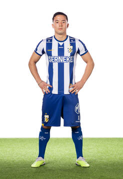 Göteborgs Hussein Carneil poserar för ett porträtt den 15 februari 2024 i Göteborg.