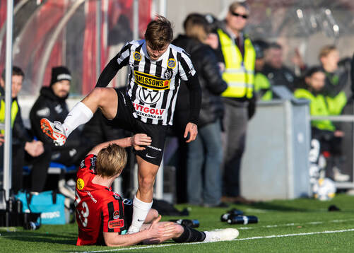 Landskronas Vincent Sundberg och Brommapojkarnas Tim Waker