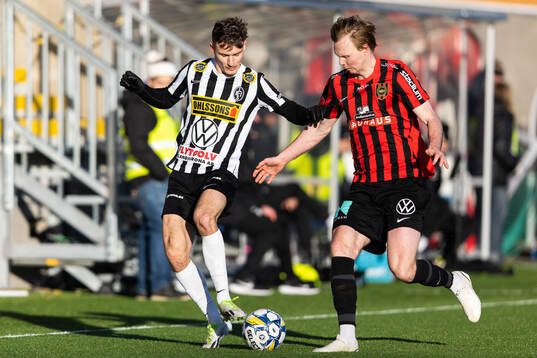 Landskronas Robin Dzabic och Brommapojkarnas Tim Waker