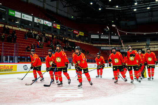 Brynäs Stina Sandberg, Maja Nylen-Persson, Mina Waxin, Moa