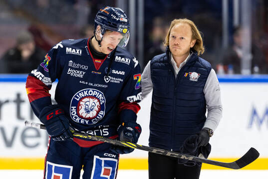 Linköpings Vilmos Gallo har ont