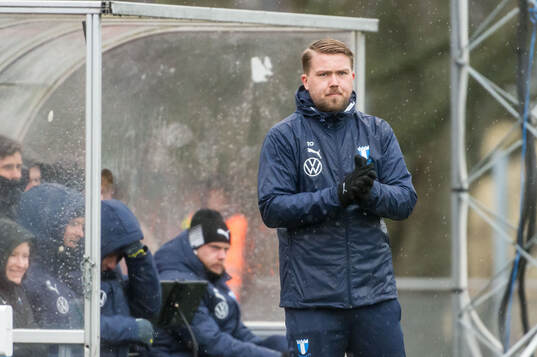 Malmö FFs assisterande tränare Theodor Olsson