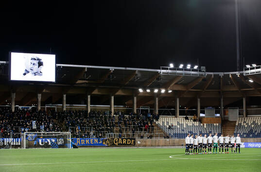 Tyst minut till minne av Roland Grip