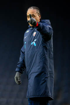 Lee Skyrme, assistant coach of the Norwegian women's national football team,