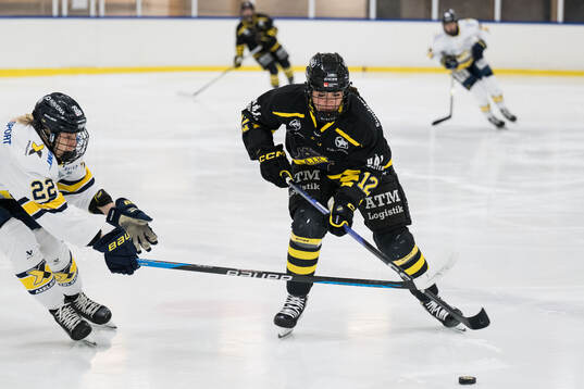 HV71s Suvi Käyhkö och AIKs Tuva Kärrhage