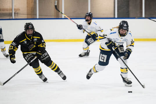 AIKs Emmy Alasalmi och HV71s Aoife Leacy