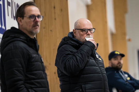 HV71s assisterande tränare Peter Hammarström och tränare