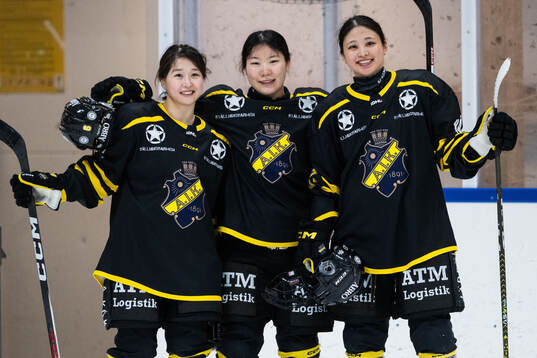 AIKs Hikaru Yamashita, Mei Miura, Fumika Sasano