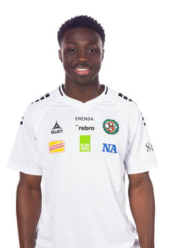 Örebros Bilal Fousseni poserar för ett porträtt den 21 februari 2024 i Örebro.