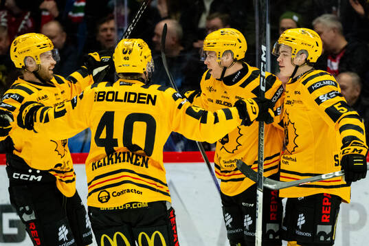 Skellefteås Rickard Hugg jublar