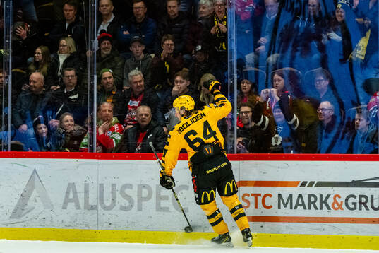 Skellefteås Jonathan Pudas jublar