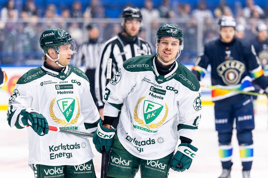 Färjestads Marcus Nilsson och Joel Kellman