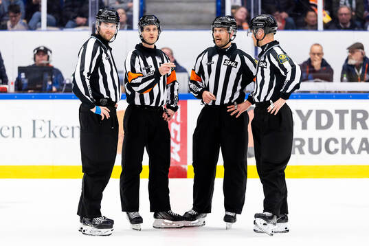 Linjedomare Ludvig Lundgren, Domare Stefan Johansson,