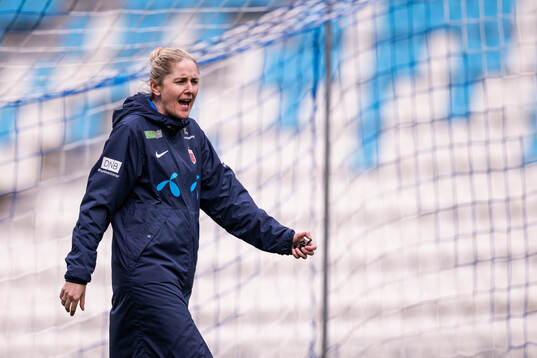 Head coach Gemma Grainger of the Norwegian women's national football team