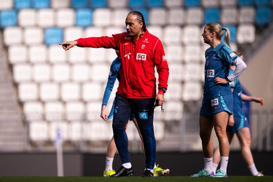 Lee Skyrme, assistant coach, of the Norwegian women's national football team