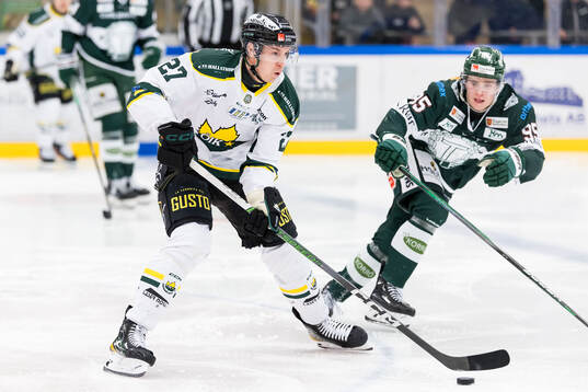 Östersunds Sebastian Benker och Tingsryds Gabriel Säll